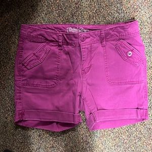 Purple shorts